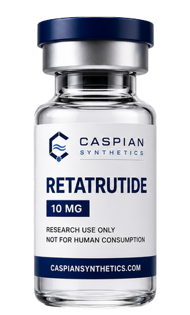 Retatrutide research vial, research use only